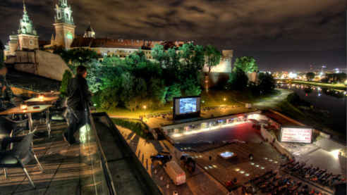 Open-air cinema Kino Pod Wawelem still on