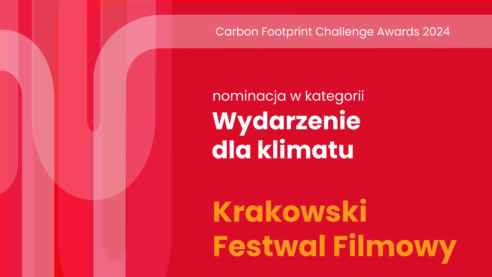 Krakowski Festiwal Filmowy nominowany do Carbon Footprint Challenge Awards